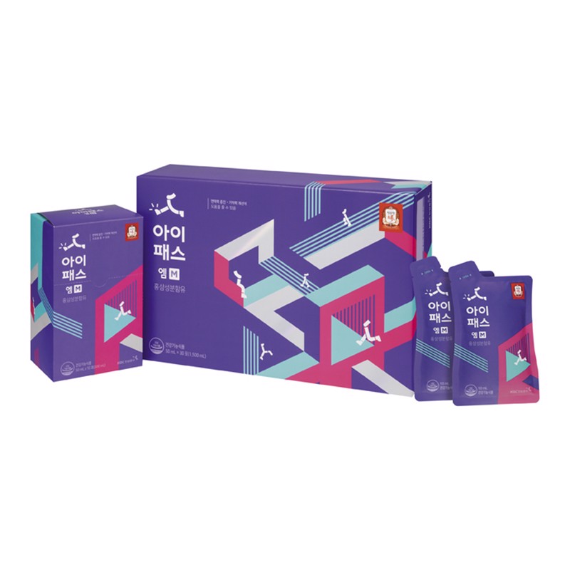 Nước hồng sâm KGC IPASS M cho trẻ em 14-16 tuổi ( 50ml*30 gói )