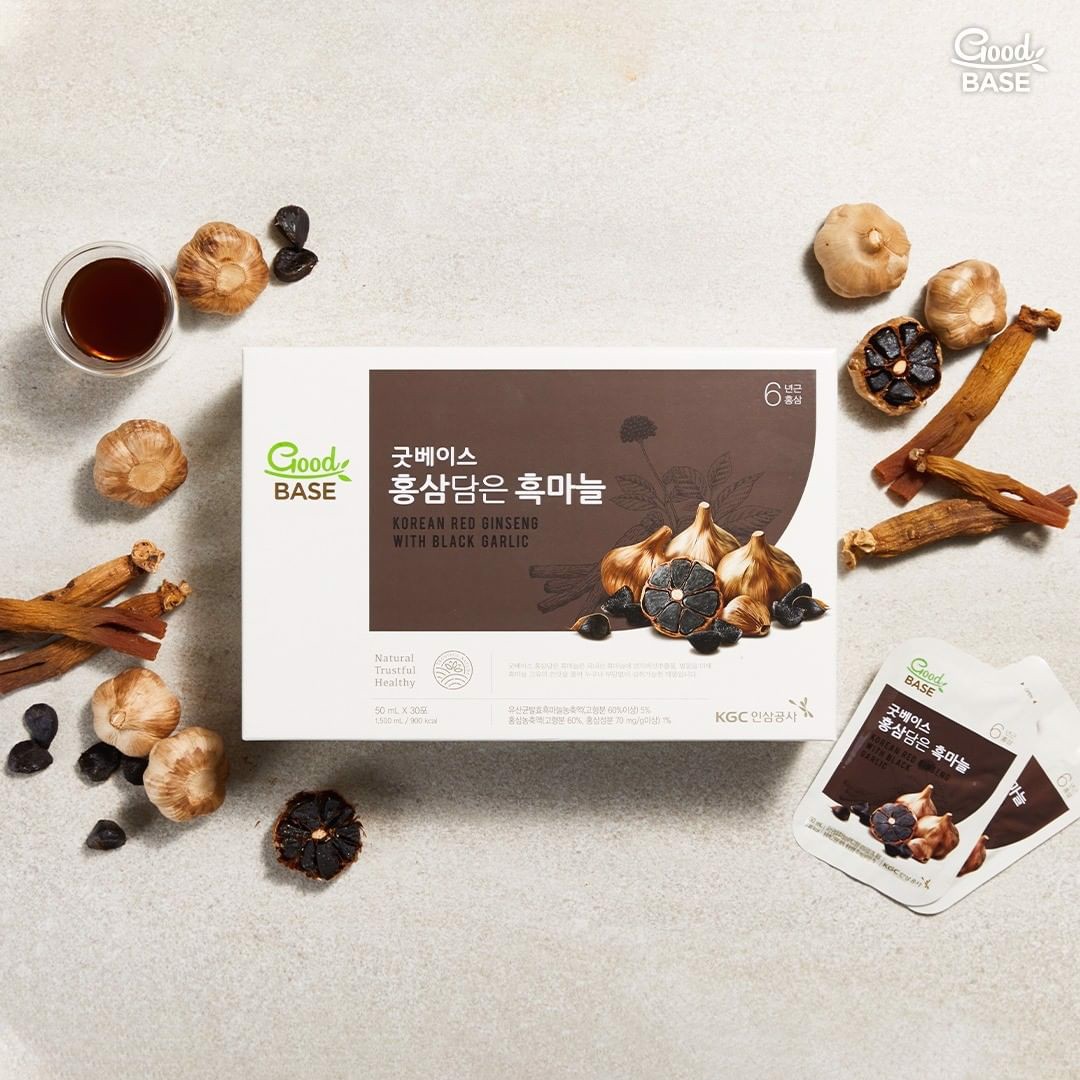 Nước Hồng Sâm Goodbase Tỏi Đen KGC Cheong Kwan Jang (50ml x 30 gói)