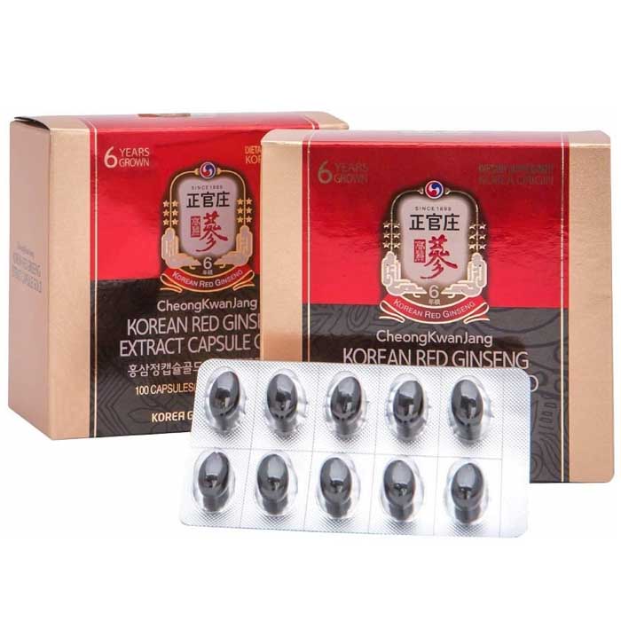 Viên hồng sâm KGC Extract Capsule (600mg*300 viên)